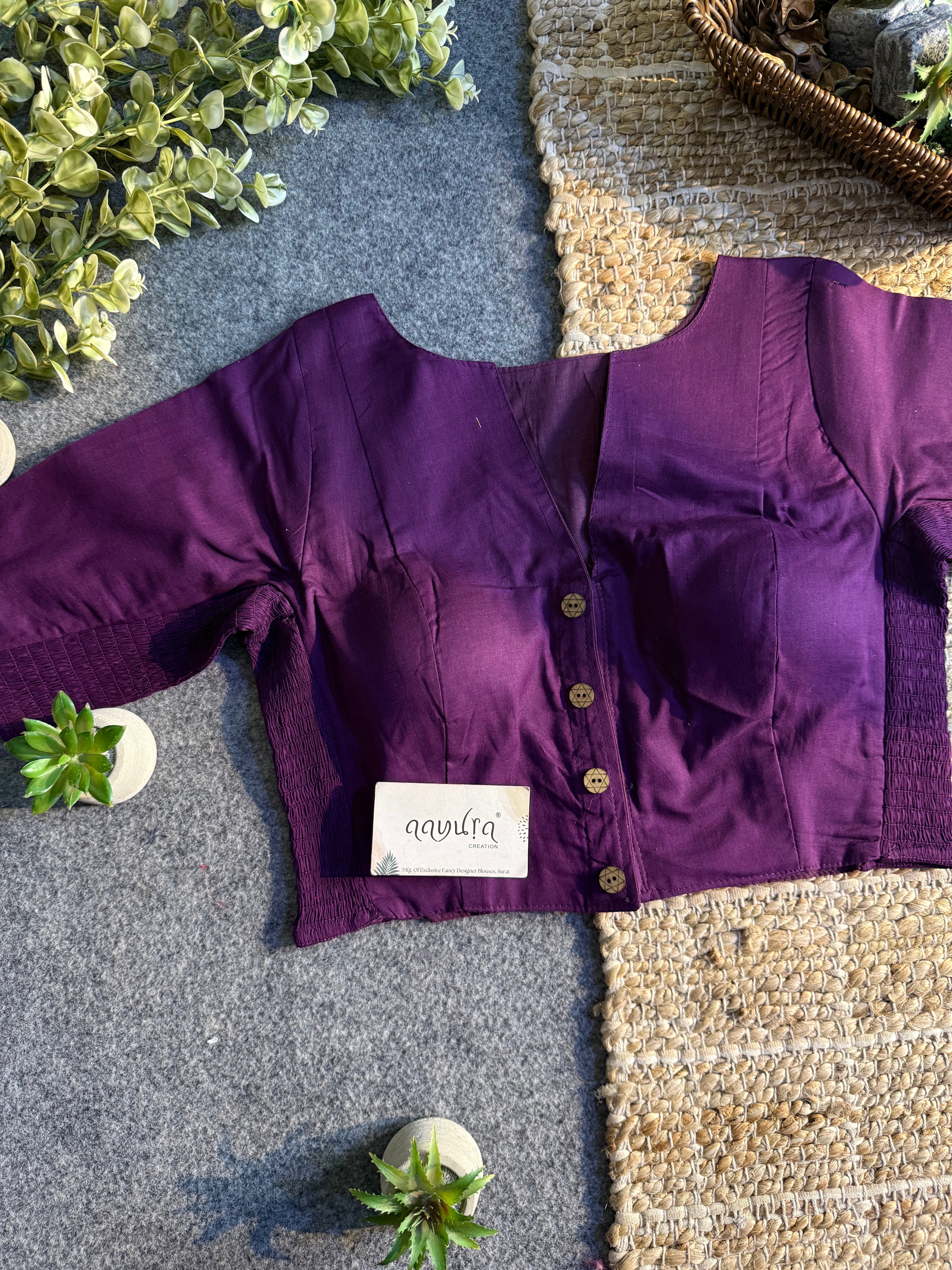 Comfort Fit Cotton Blouse 2