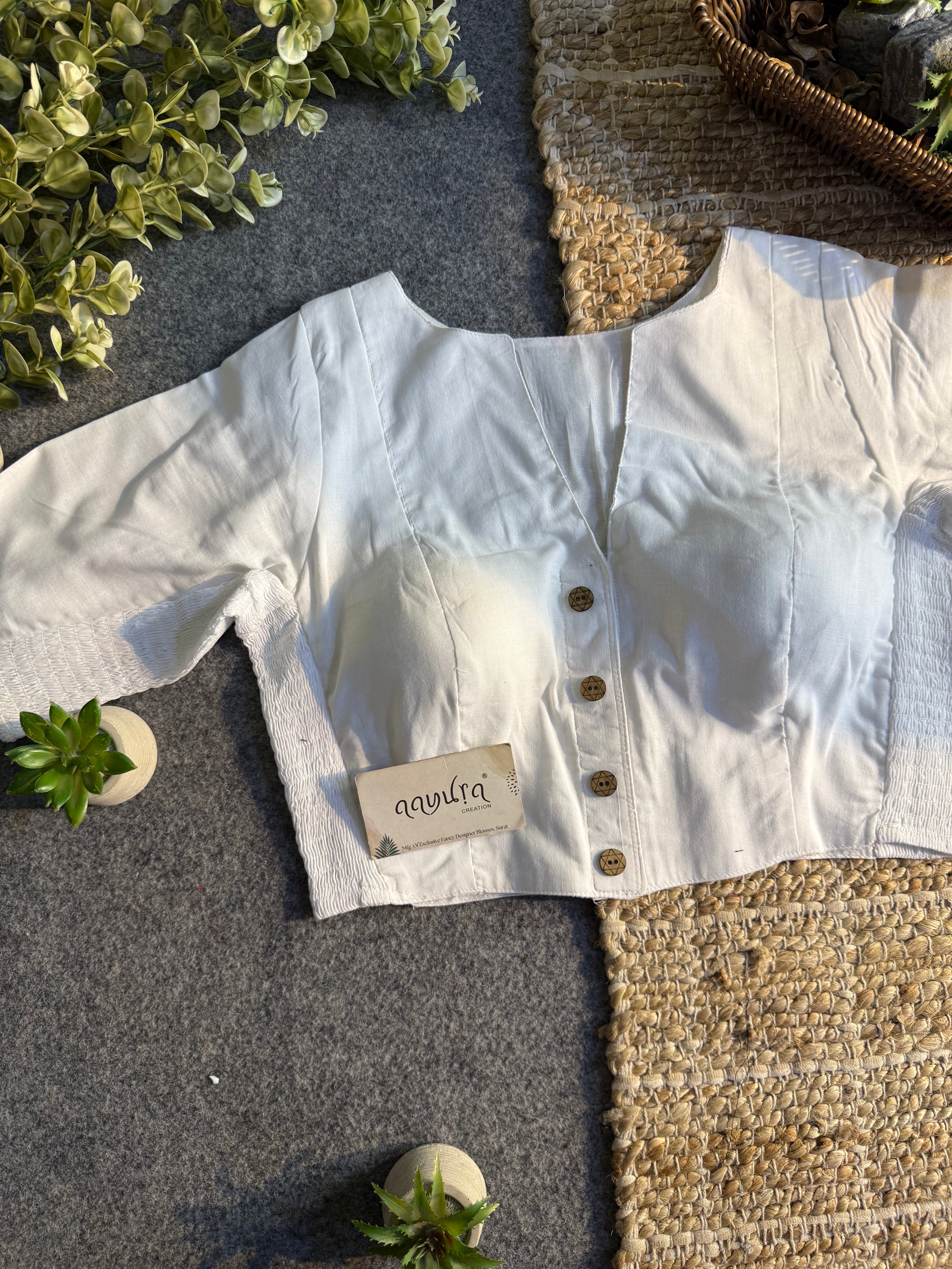 Comfort Fit Cotton Blouse 2