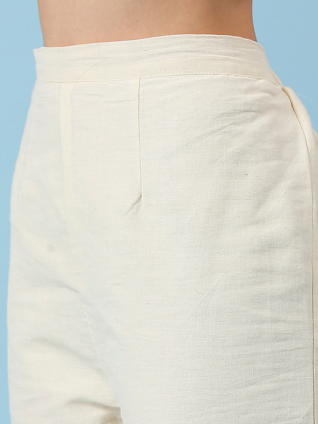 Embroidered Khadi Cotton Summer Top