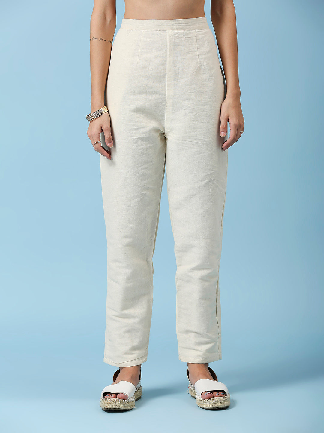 Embroidered Khadi Cotton Summer Top