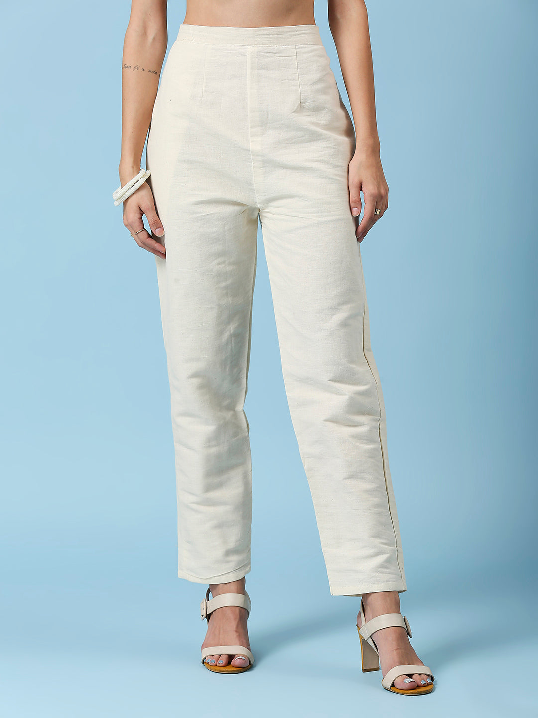 Embroidered Khadi Cotton Summer Top