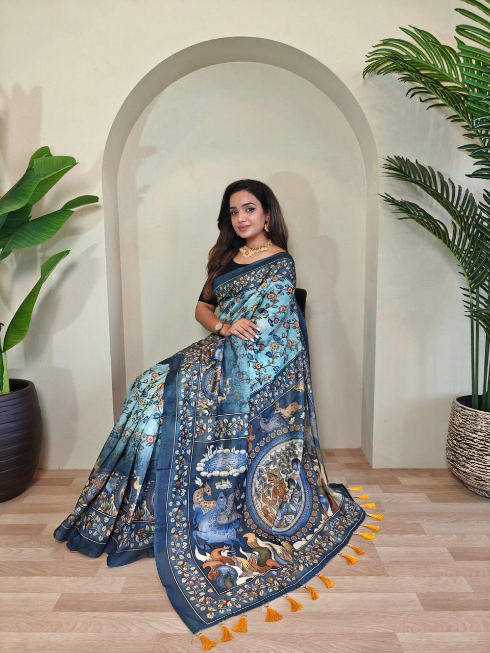 Grace Pure Malai Cotton Saree