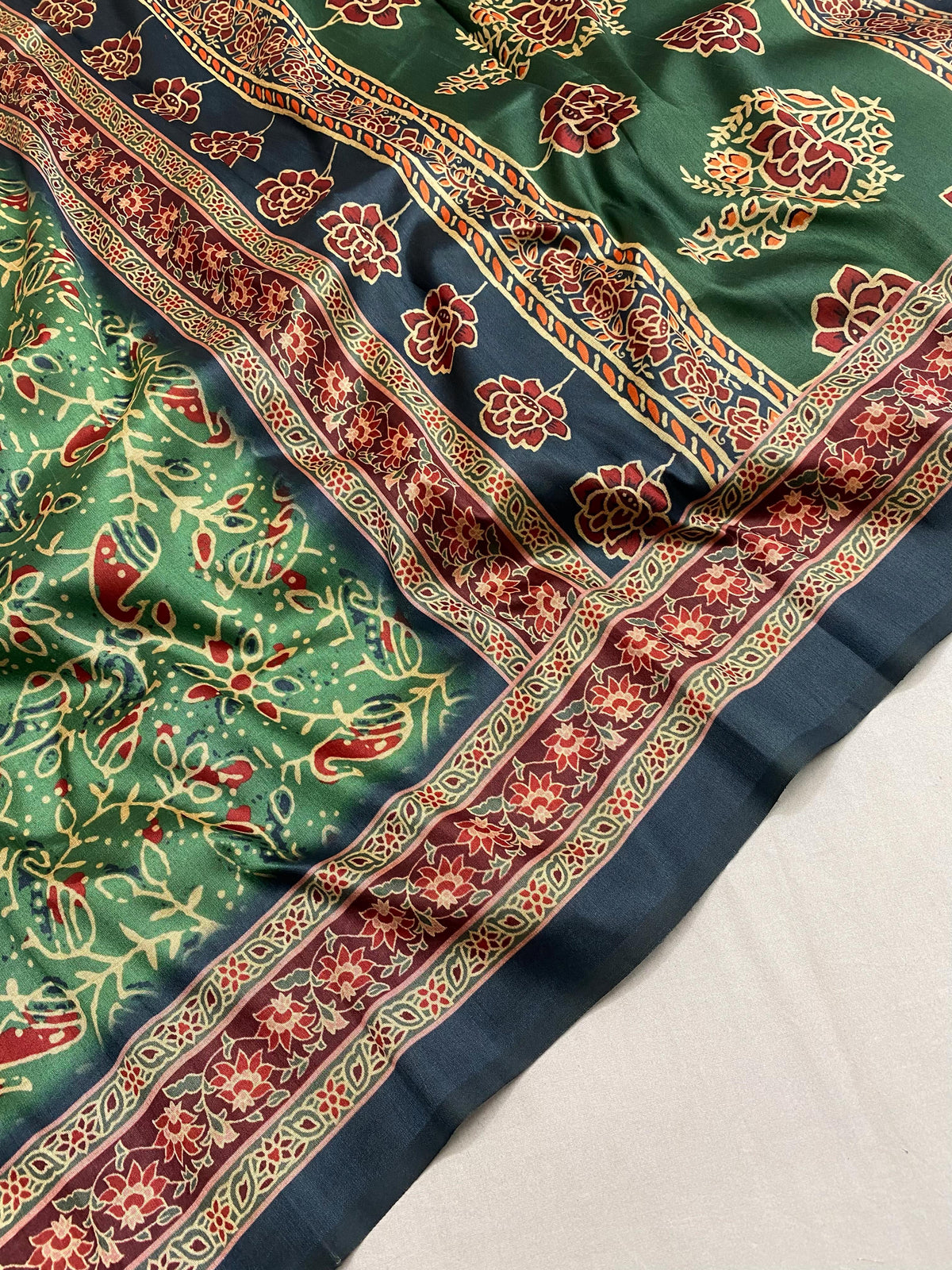 Majestic Semi-Silk Digital Print Saree