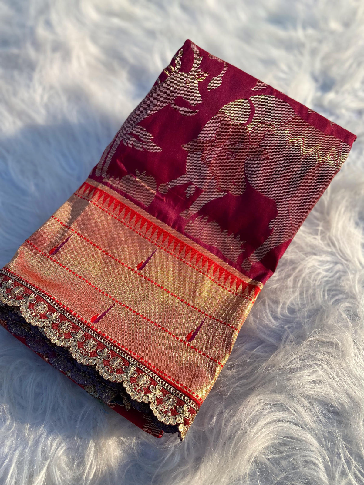 Riwaayat Premium Border Silk Saree