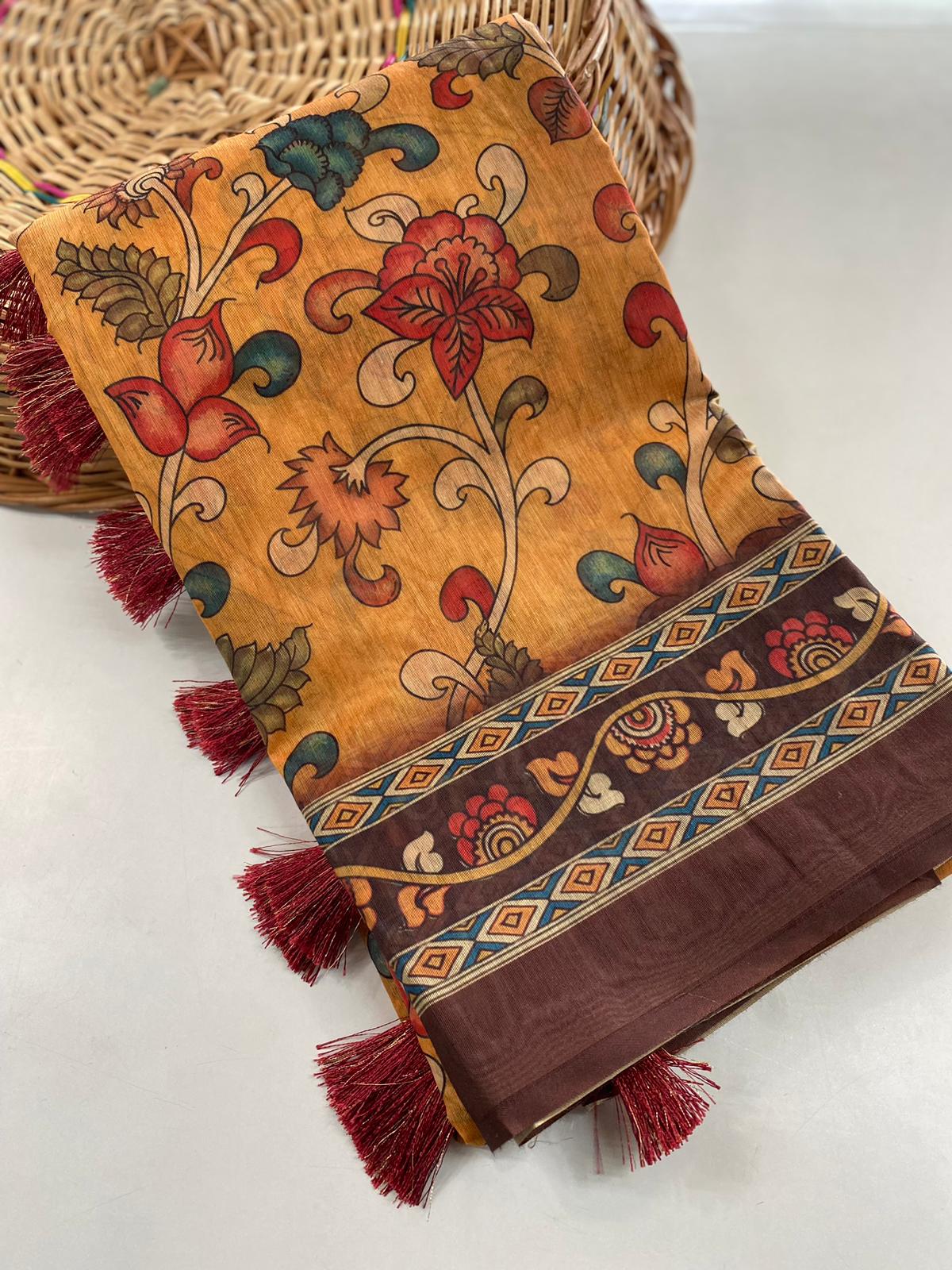 Grace Pure Malai Cotton Saree