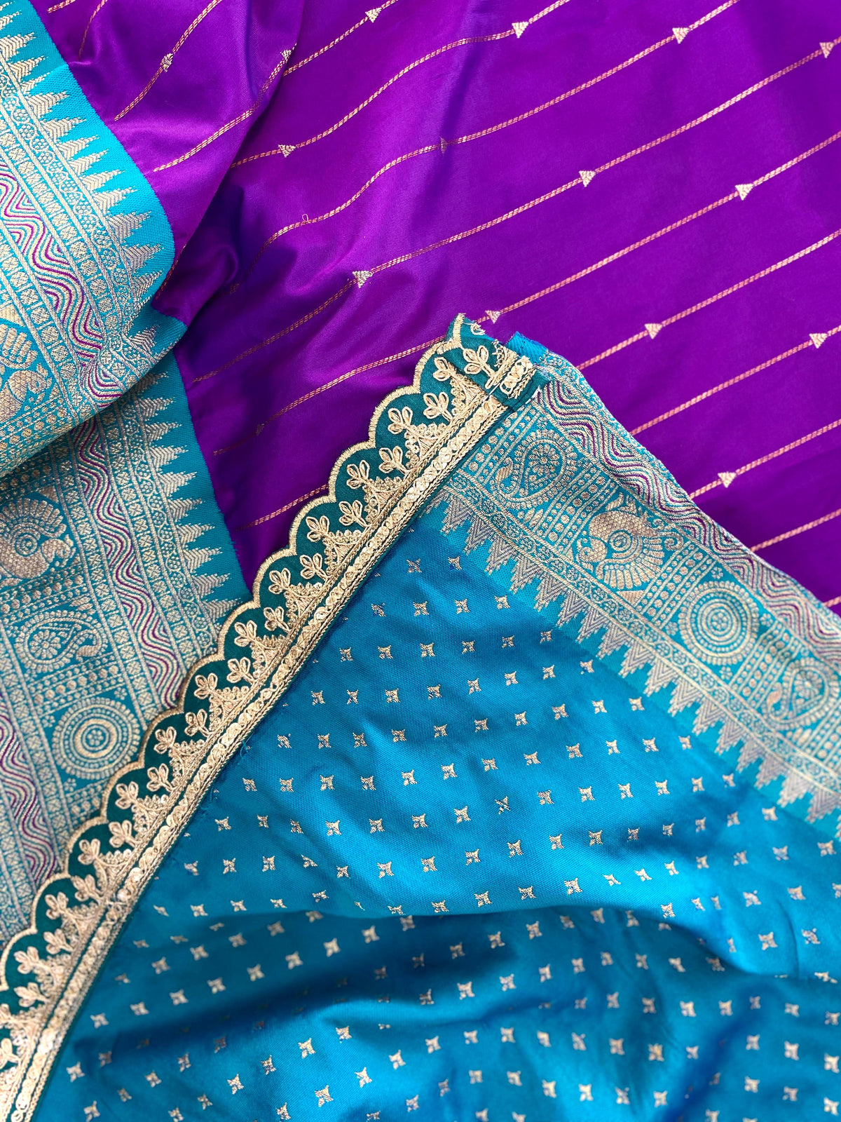 Mahalakshmi Border Paithani Silk Saree