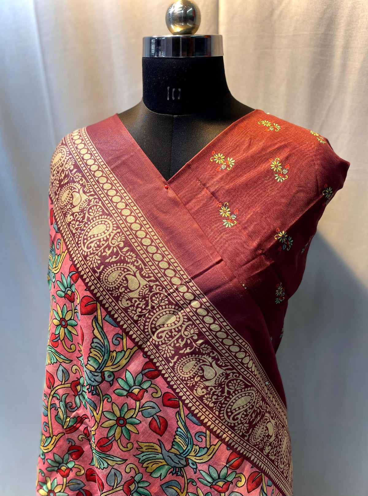 Traditional Soft Cotton Chanderi Saree
