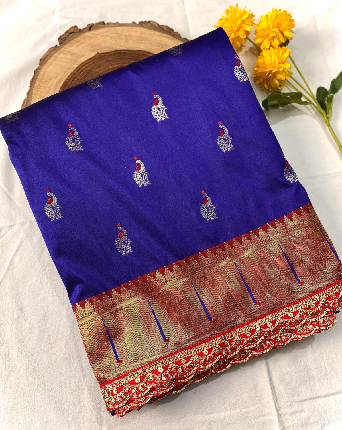 Shahi Zari Pallu Premium Border Silk Saree