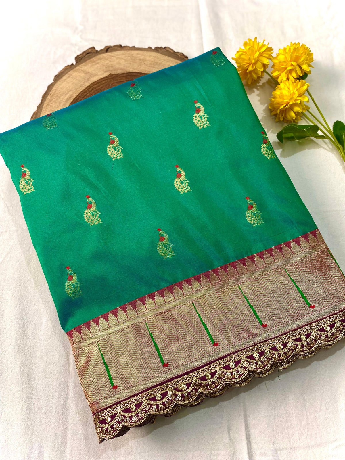 Shahi Zari Pallu Premium Border Silk Saree