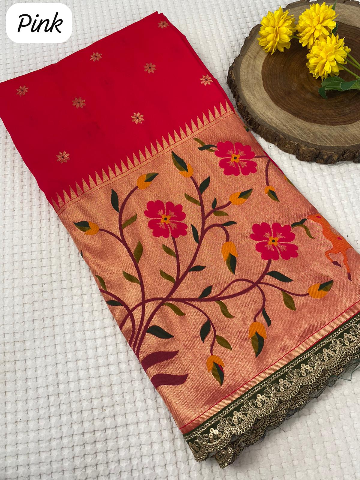 Aabha Regal Zari Silk Saree