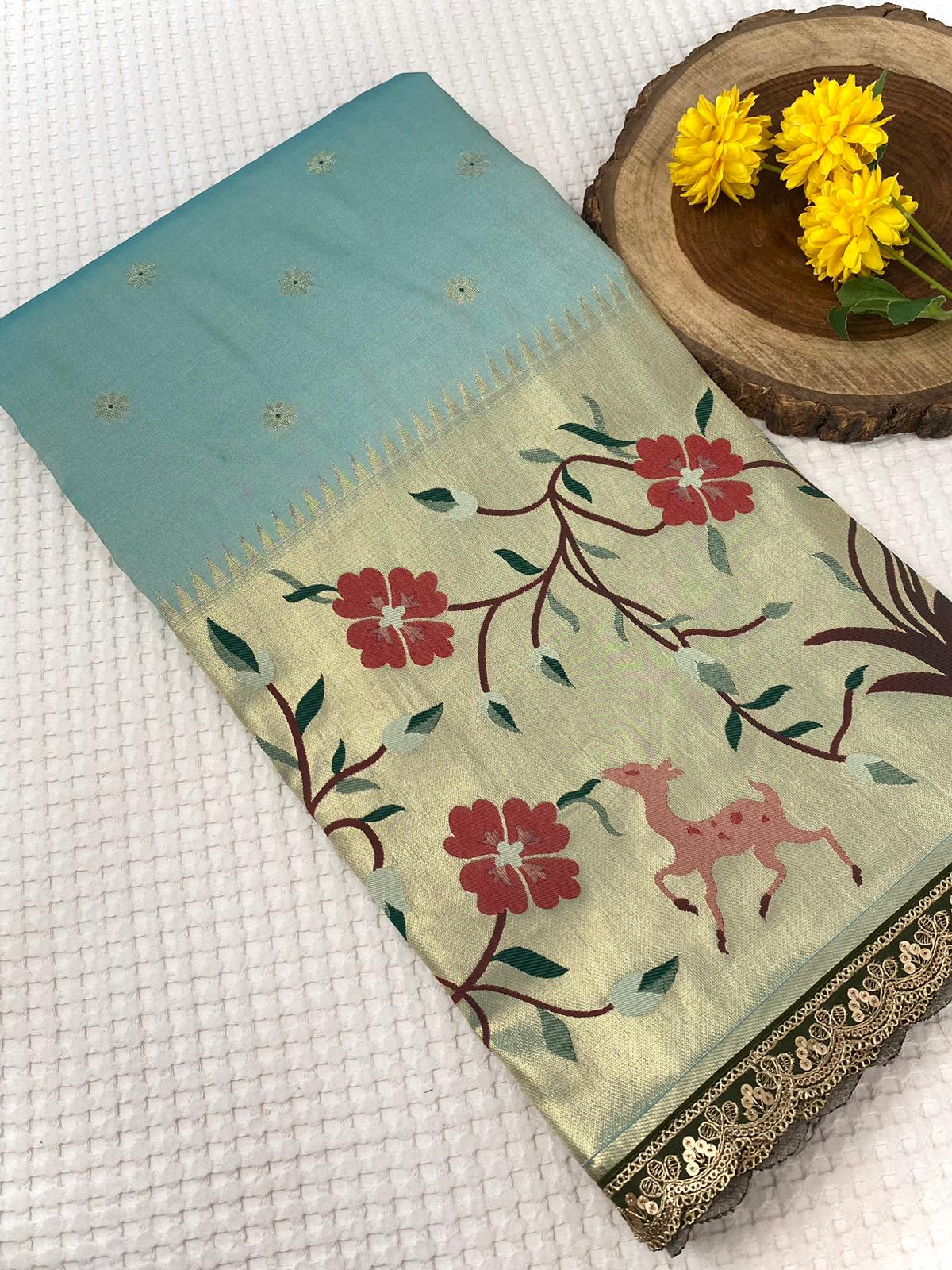 Aabha Regal Zari Silk Saree