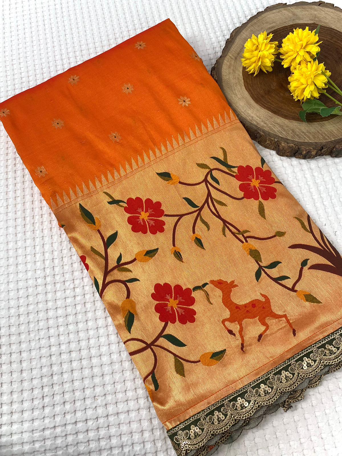 Aabha Regal Zari Silk Saree