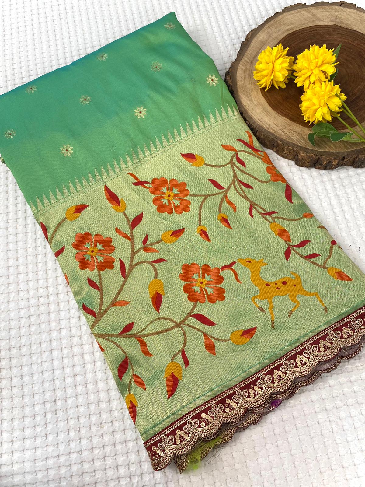 Aabha Regal Zari Silk Saree