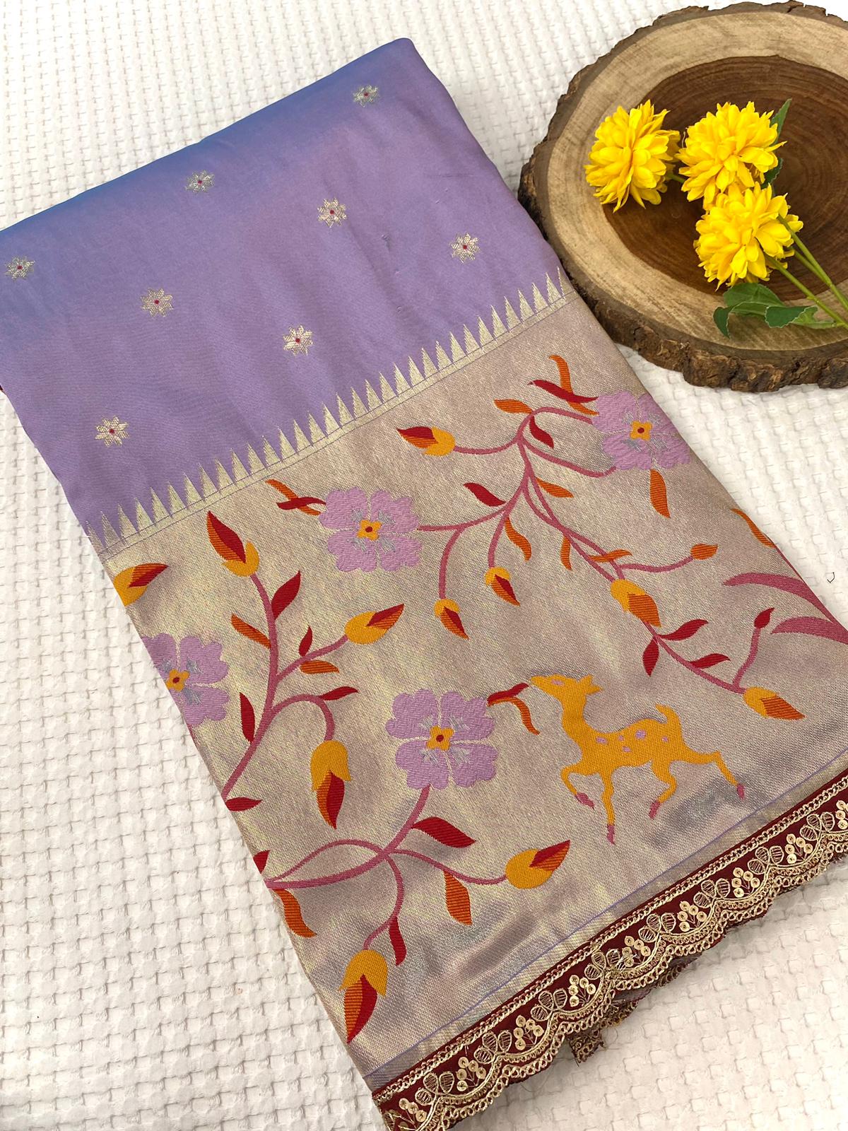 Aabha Regal Zari Silk Saree