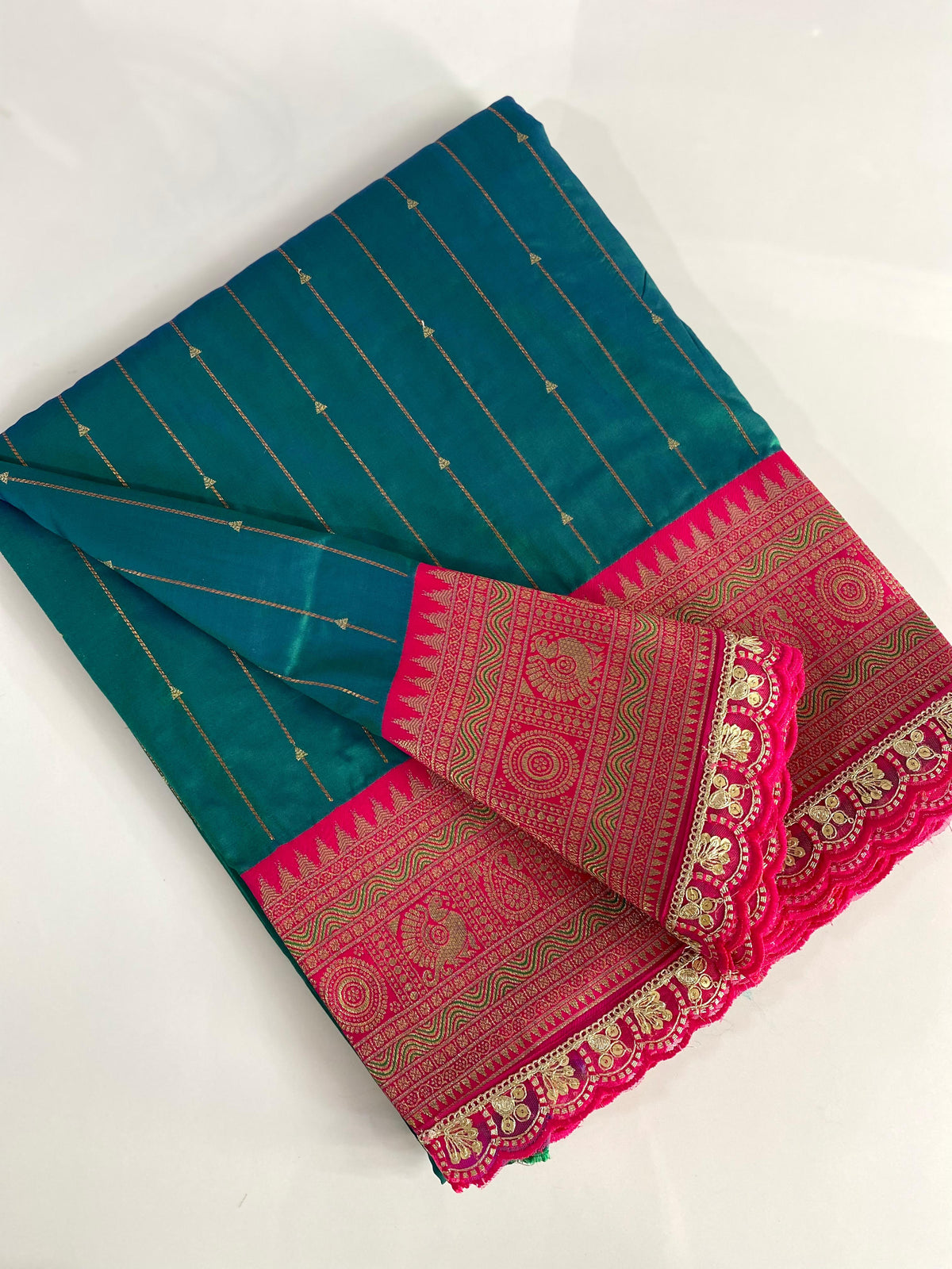 Mahalakshmi Border Paithani Silk Saree