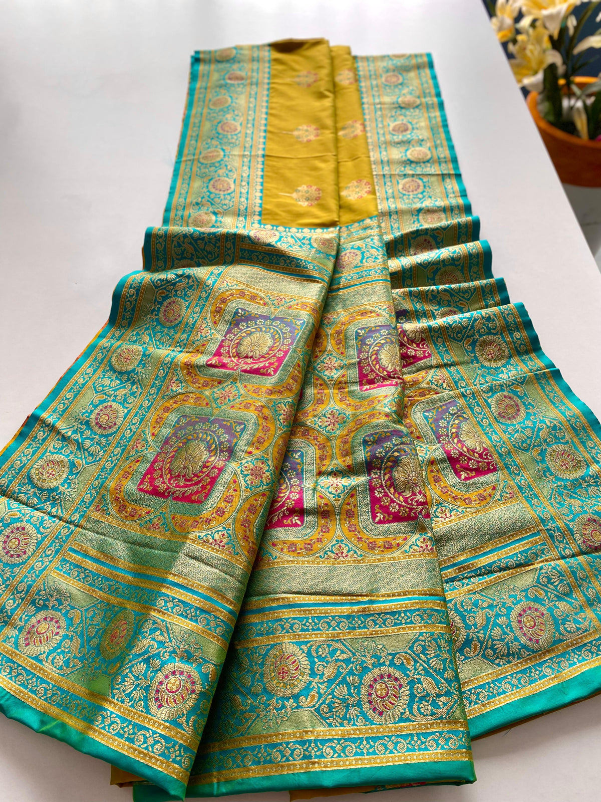 Revati Premium Woven Banarasi Saree