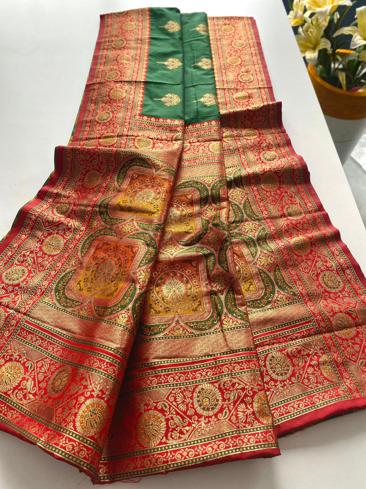 Revati Premium Woven Banarasi Saree