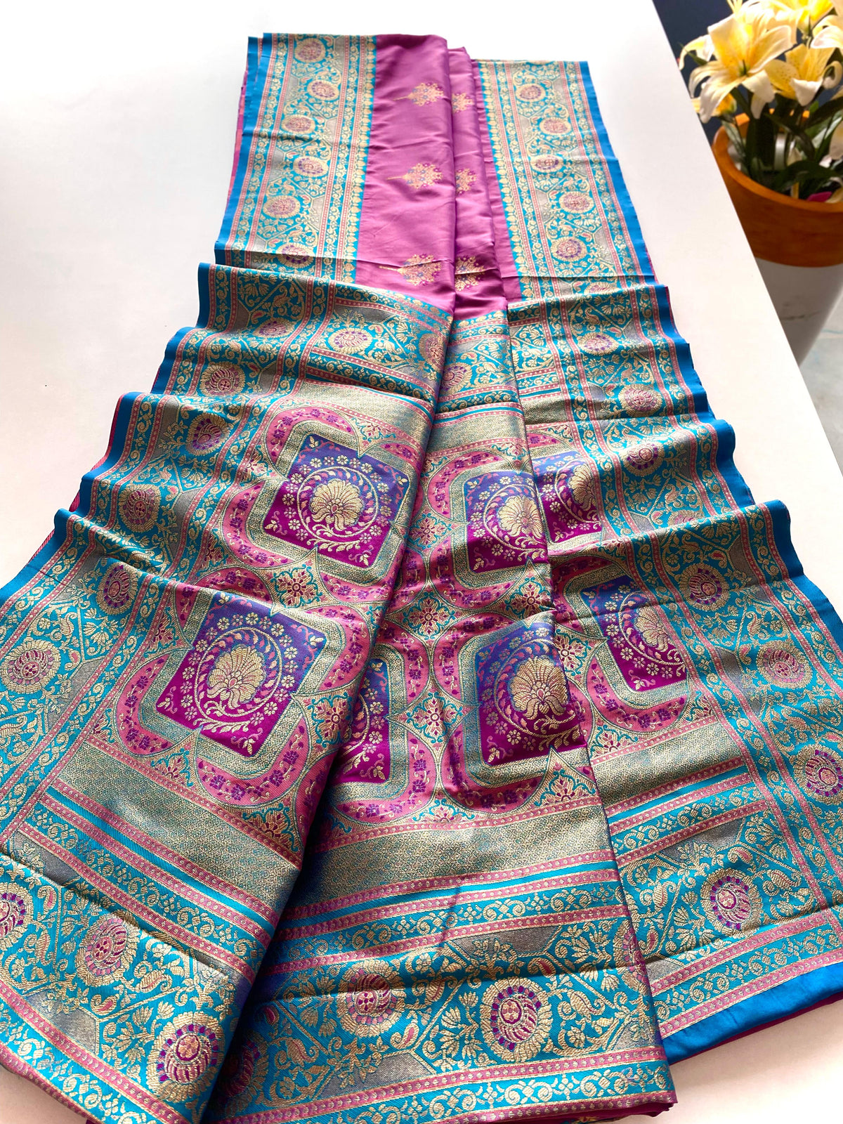 Revati Premium Woven Banarasi Saree