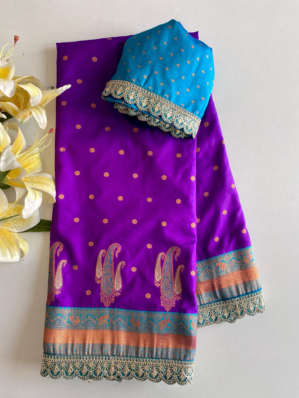 Rajeshwari Pure Paithani Border Silk Saree