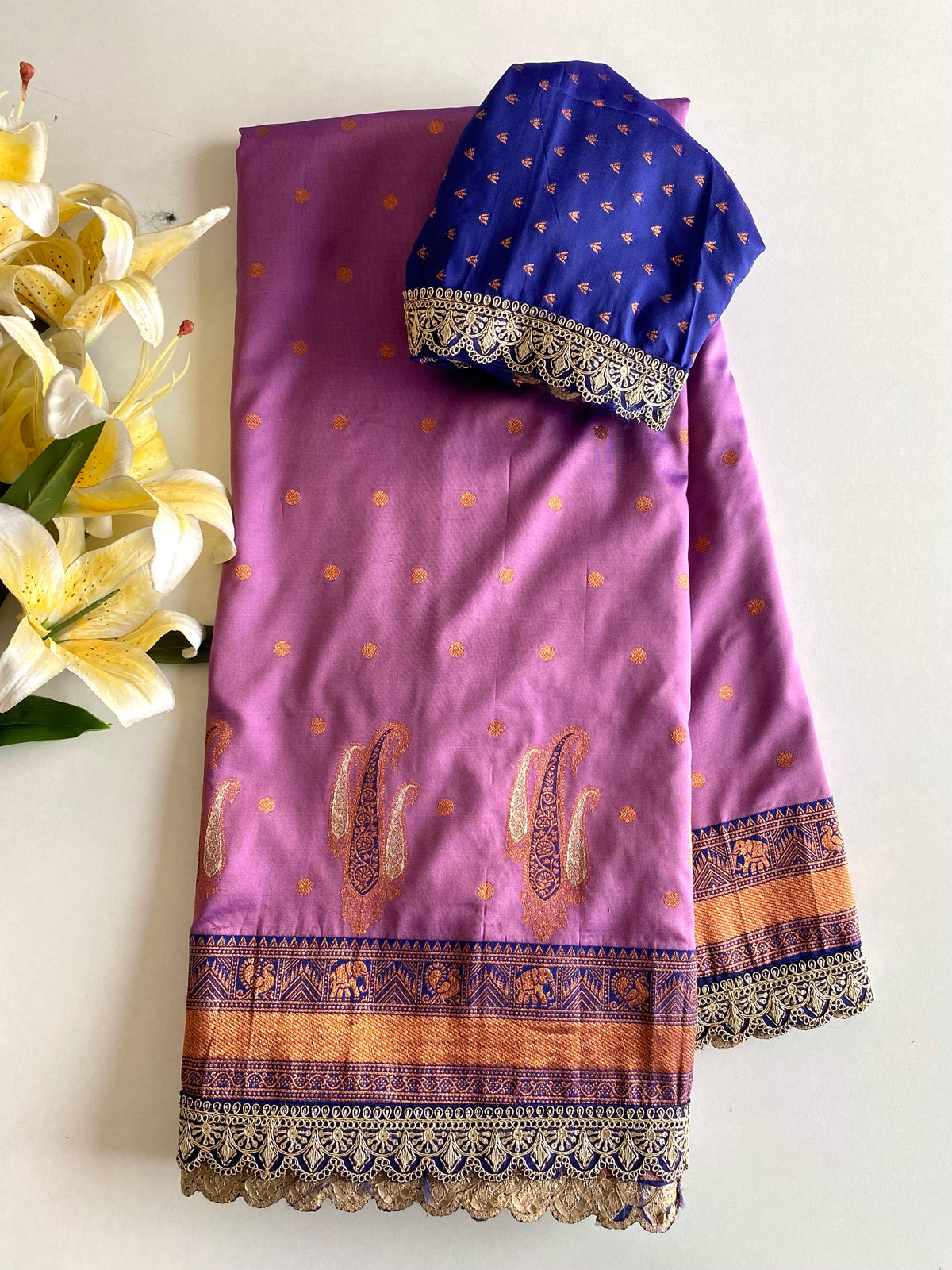 Rajeshwari Pure Paithani Border Silk Saree