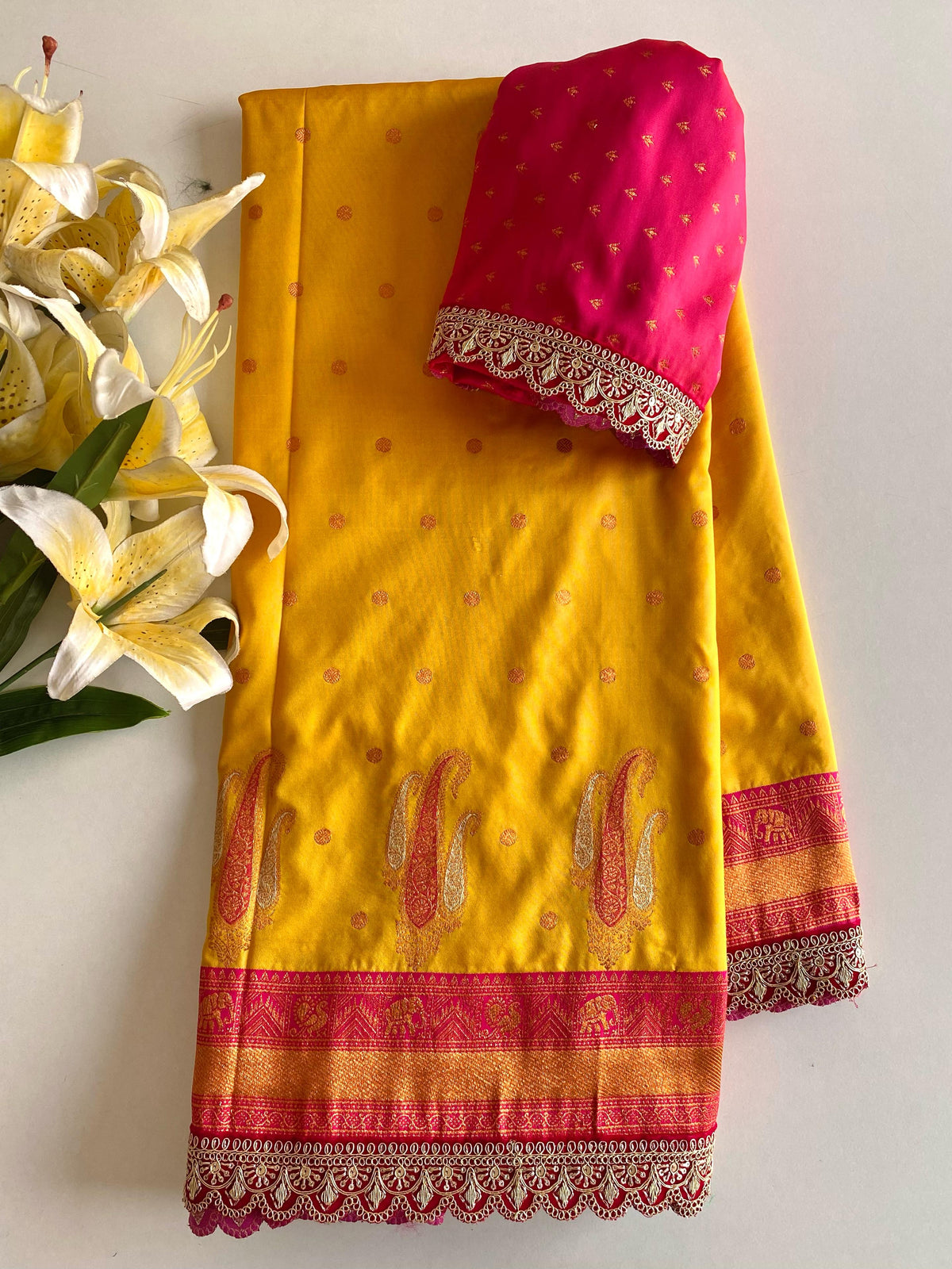 Rajeshwari Pure Paithani Border Silk Saree