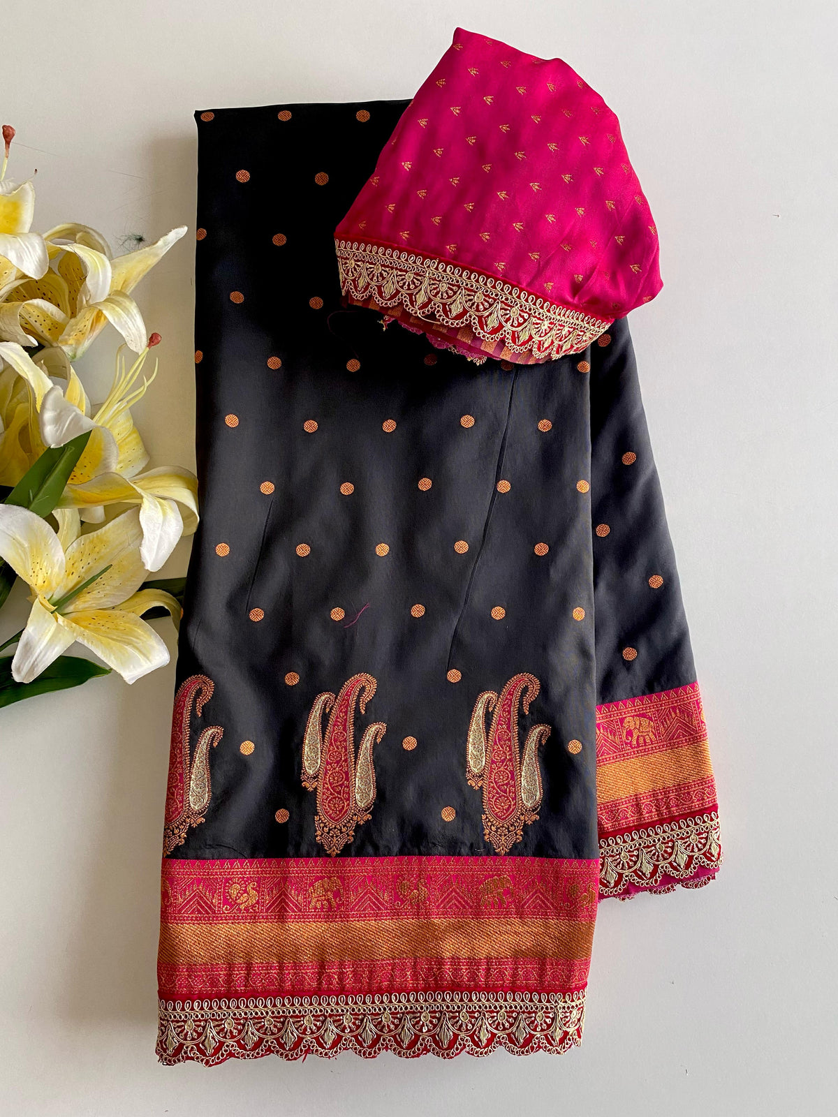 Rajeshwari Pure Paithani Border Silk Saree